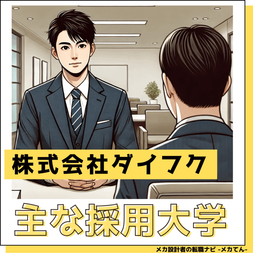 株式会社ダイフク_主な採用大学