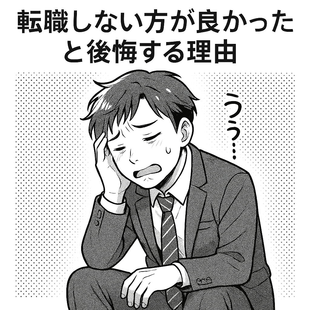 転職しない方が良かったと後悔する理由