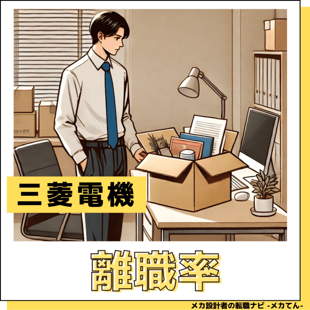 三菱電機_離職率