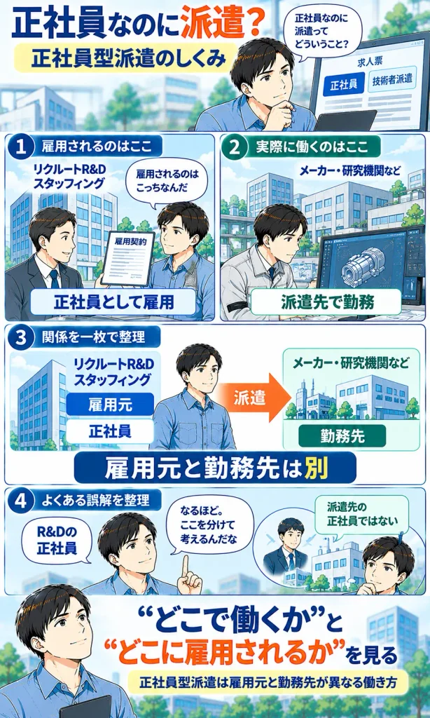 正社員型派遣の“正社員”とは？