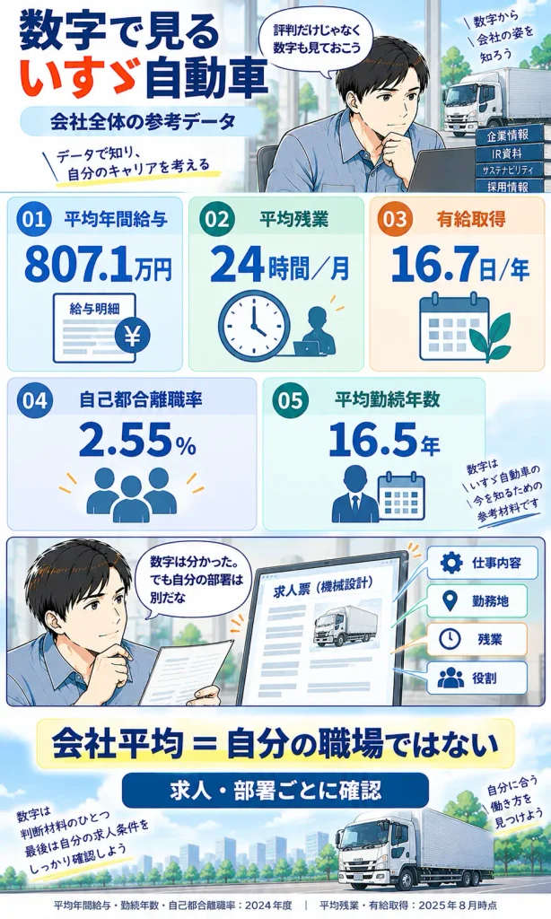 数字で見るいすゞ自動車
