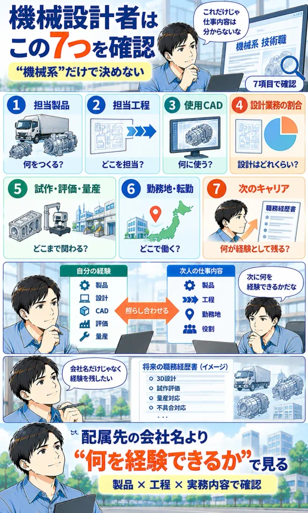 機械設計者が確認したい7項目