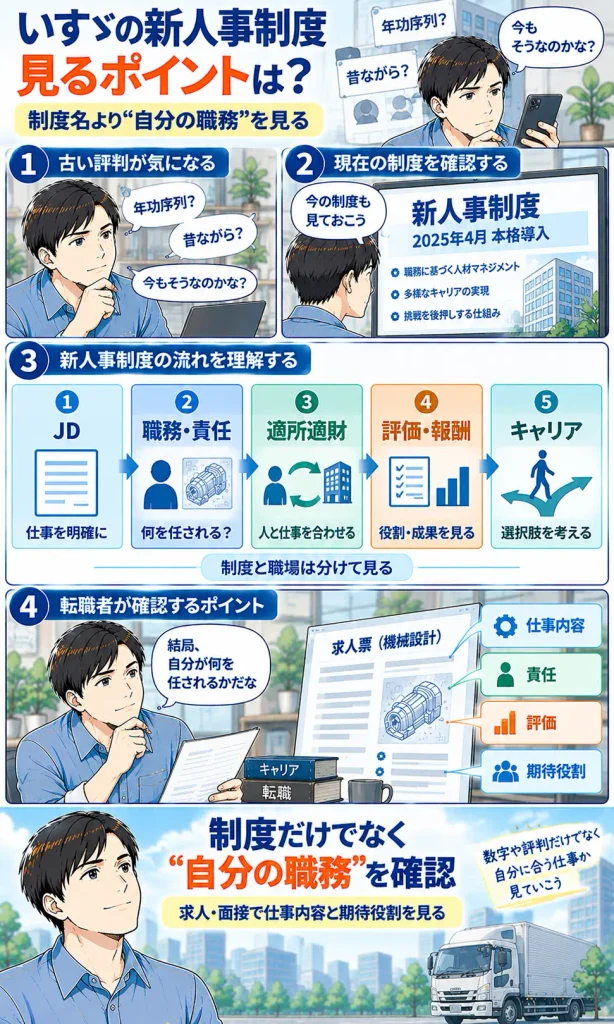 いすゞの新人事制度を見るポイント