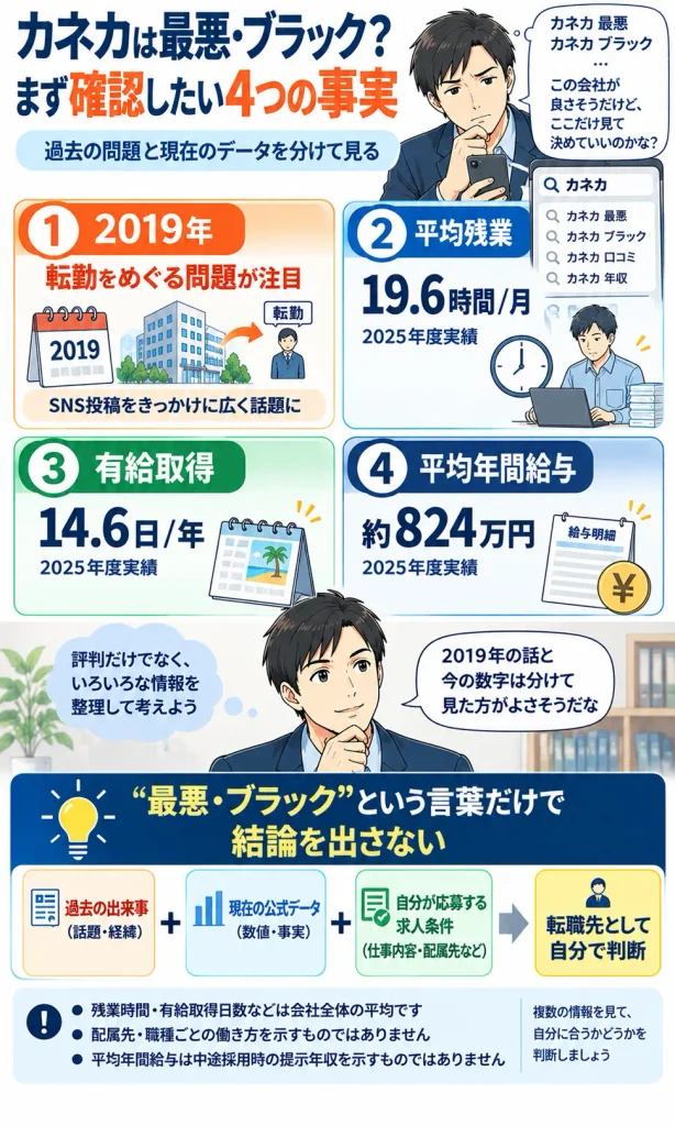 カネカは最悪・ブラック？まず確認したい4つの事実