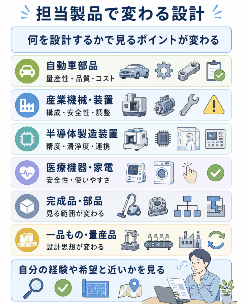 担当製品・担当部品で変わる設計の見方