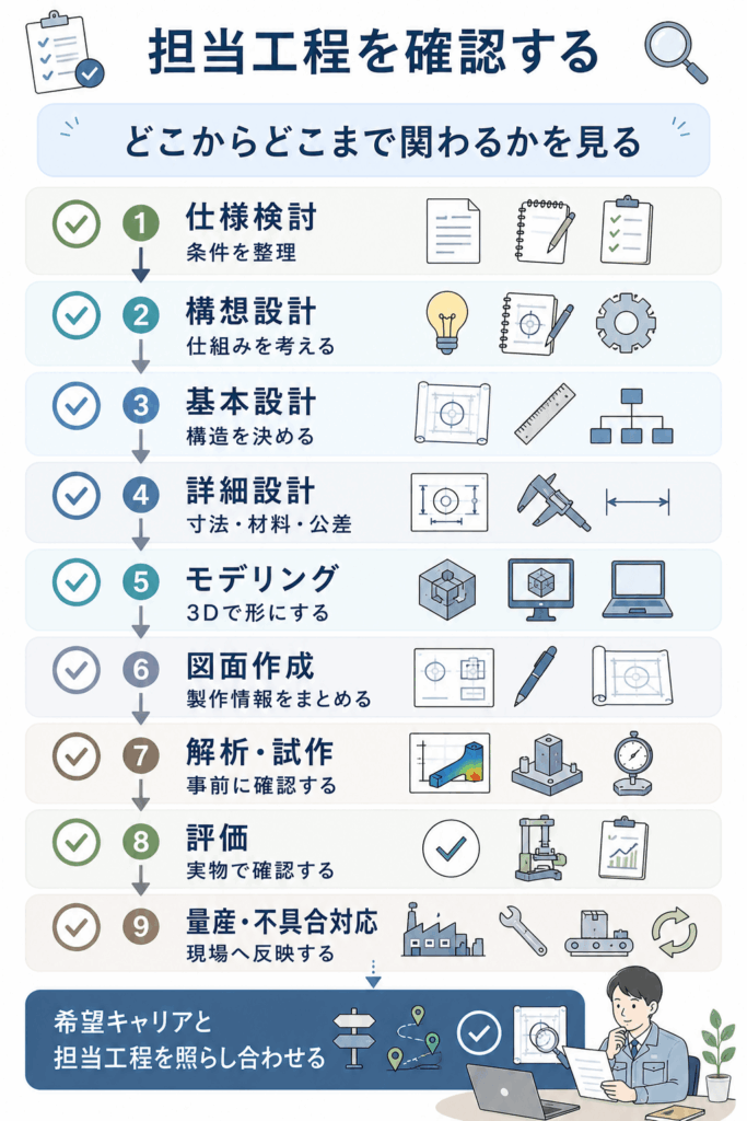 機械設計の担当工程チェックリスト