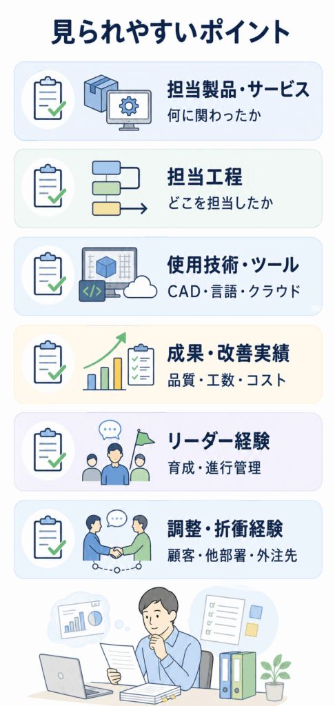 30代・40代エンジニアが見られやすいポイント