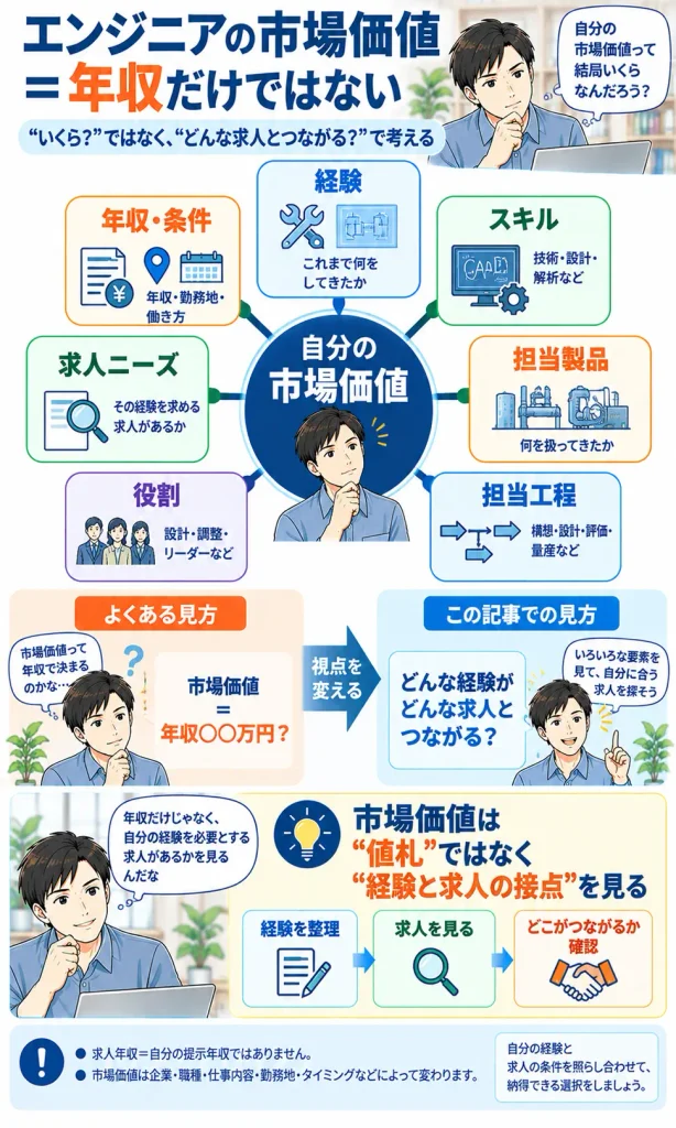 エンジニアの市場価値＝年収だけではない
