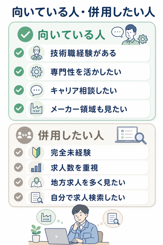 テクノブレーンに向いている人・向いていない可能性がある人