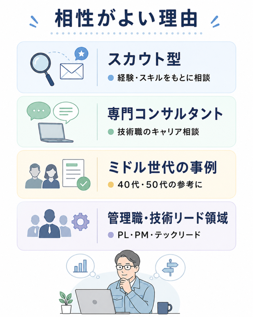 40代・50代エンジニアとテクノブレーンの相性がよい理由
