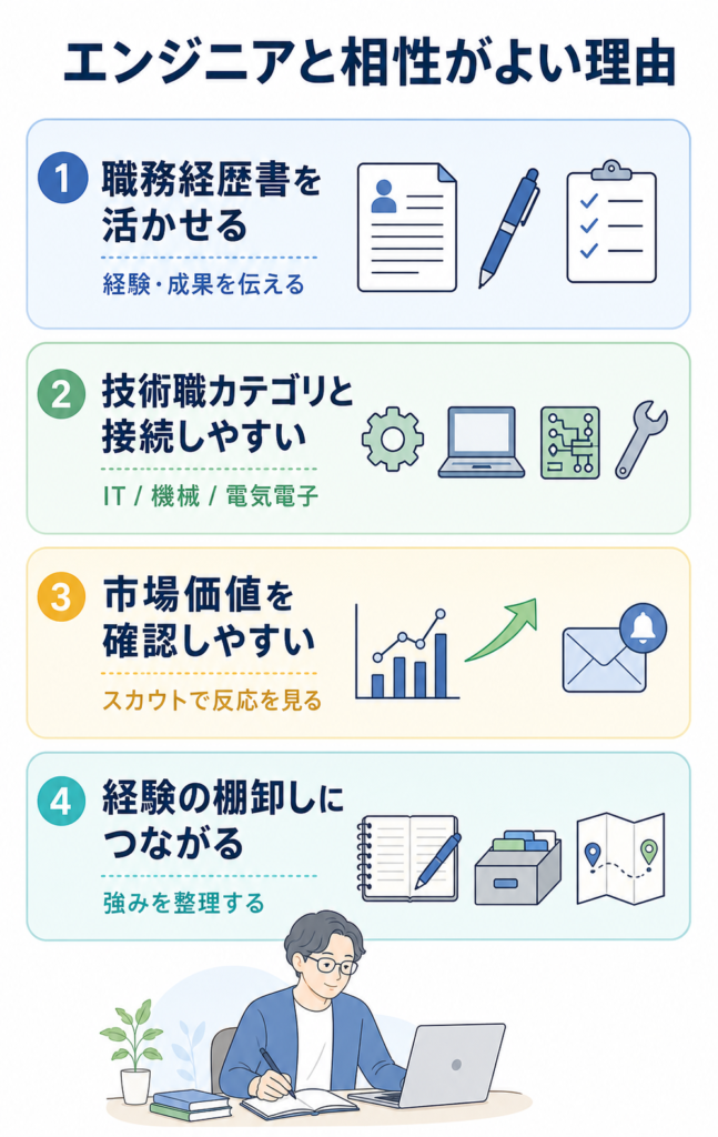 ビズリーチがエンジニアと相性がよい理由