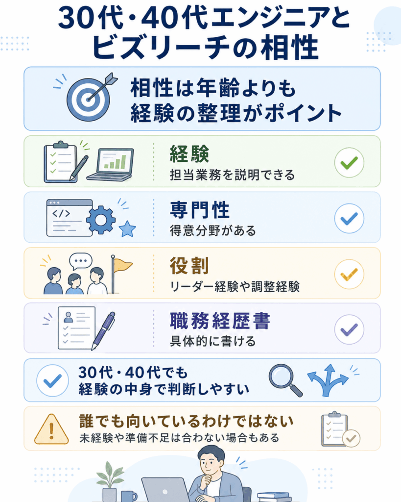30代・40代エンジニアとビズリーチの相性