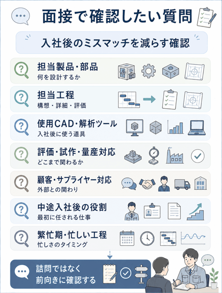 面接で確認すべき質問リスト