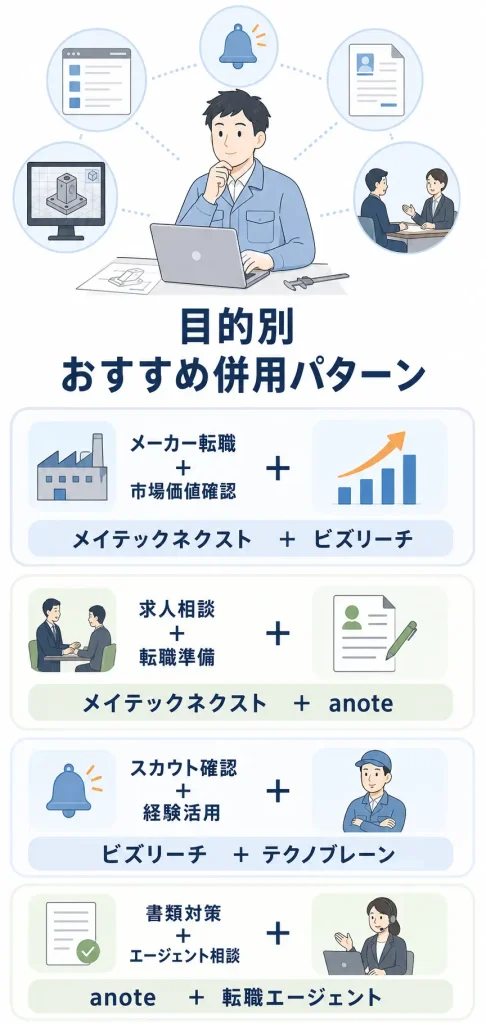 目的別おすすめ併用パターン