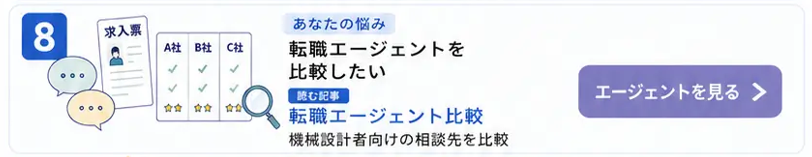 機械設計者におすすめの転職エージェント比較