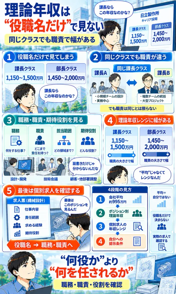 理論年収は“役職名だけ”で見ない